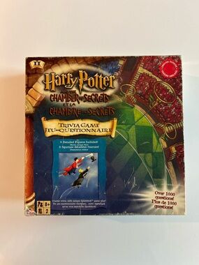 Harry Potter Chamber of Secrets Trivia Game - Green/Red